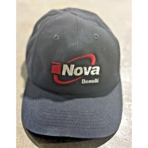 Benelli Nova Hat Black Strapback Cap K Products Made USA Hunting Shotgun